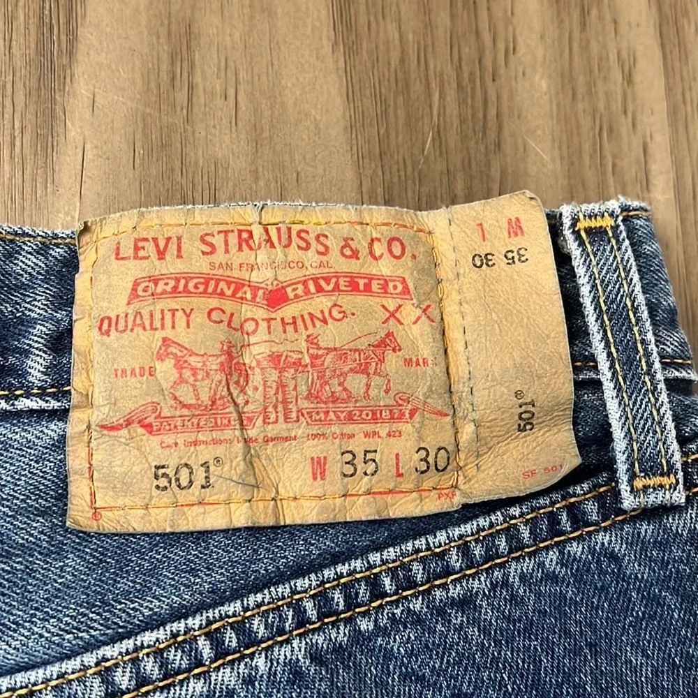 LEVI’S  501 Y2K VINTAGE JEANS 501-0193 BUTTON FLY STRAIGHT LEG